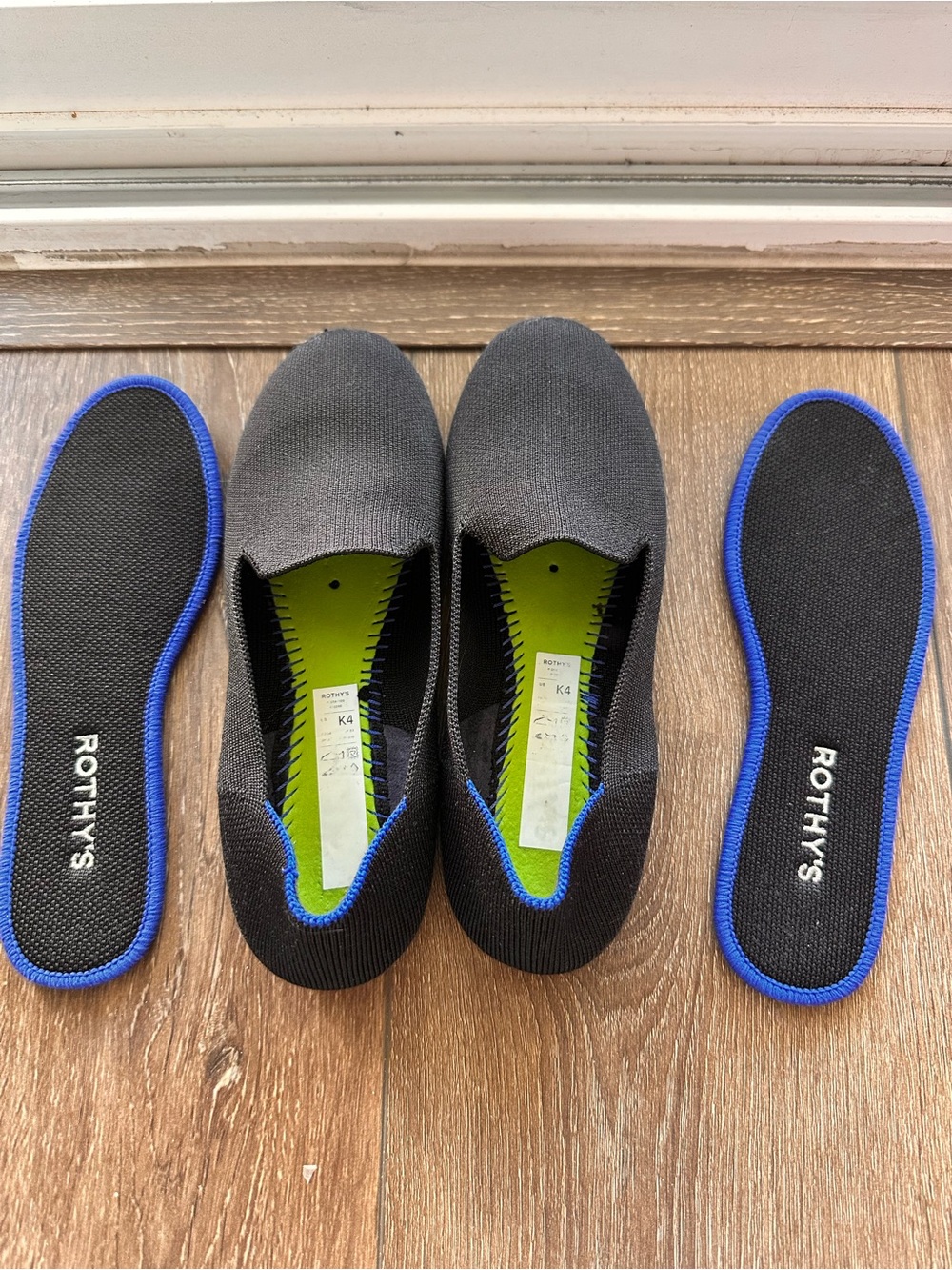 Rothy’s girl’s loafers in size 4